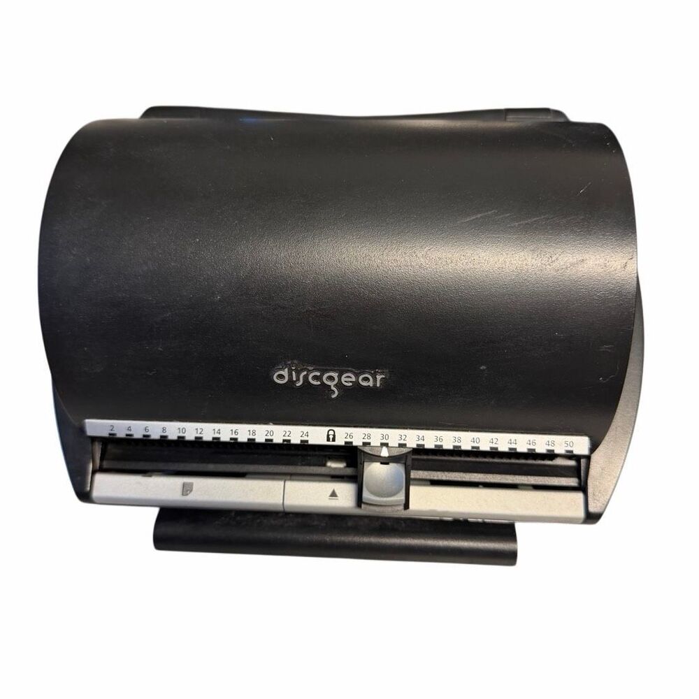 Discgear Selector 50 CD DVD Blu-Ray Game Storage Automatic Organizer Black - GUC